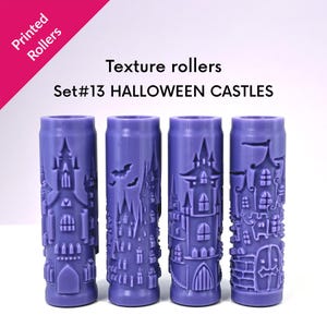 Texture Mini Rollers, Halloween Castles, haunted mansion, gothic, spooky house, Set#13