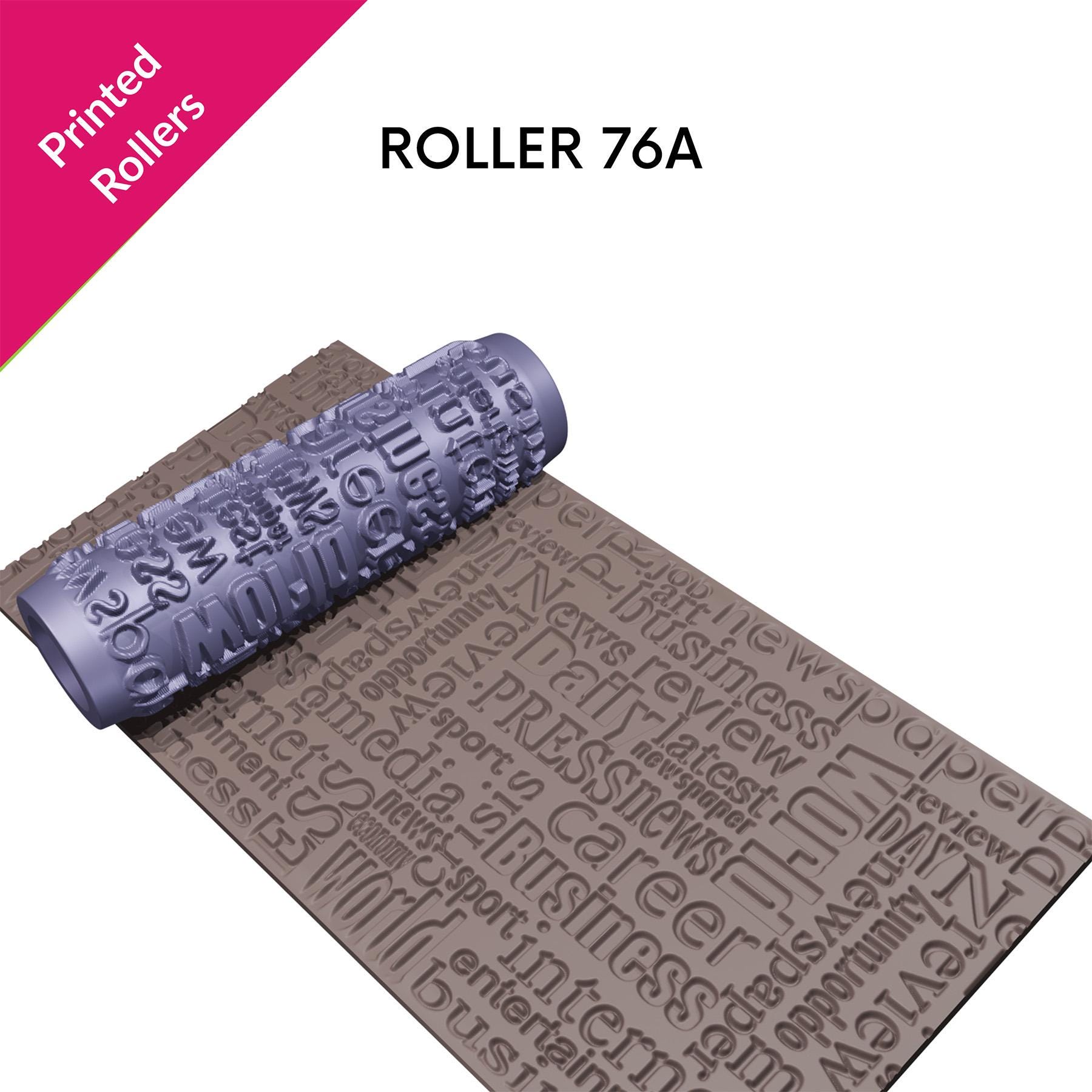 Typography Texture Rollers for Clay, Newspaper, Alphabet, Letters ...