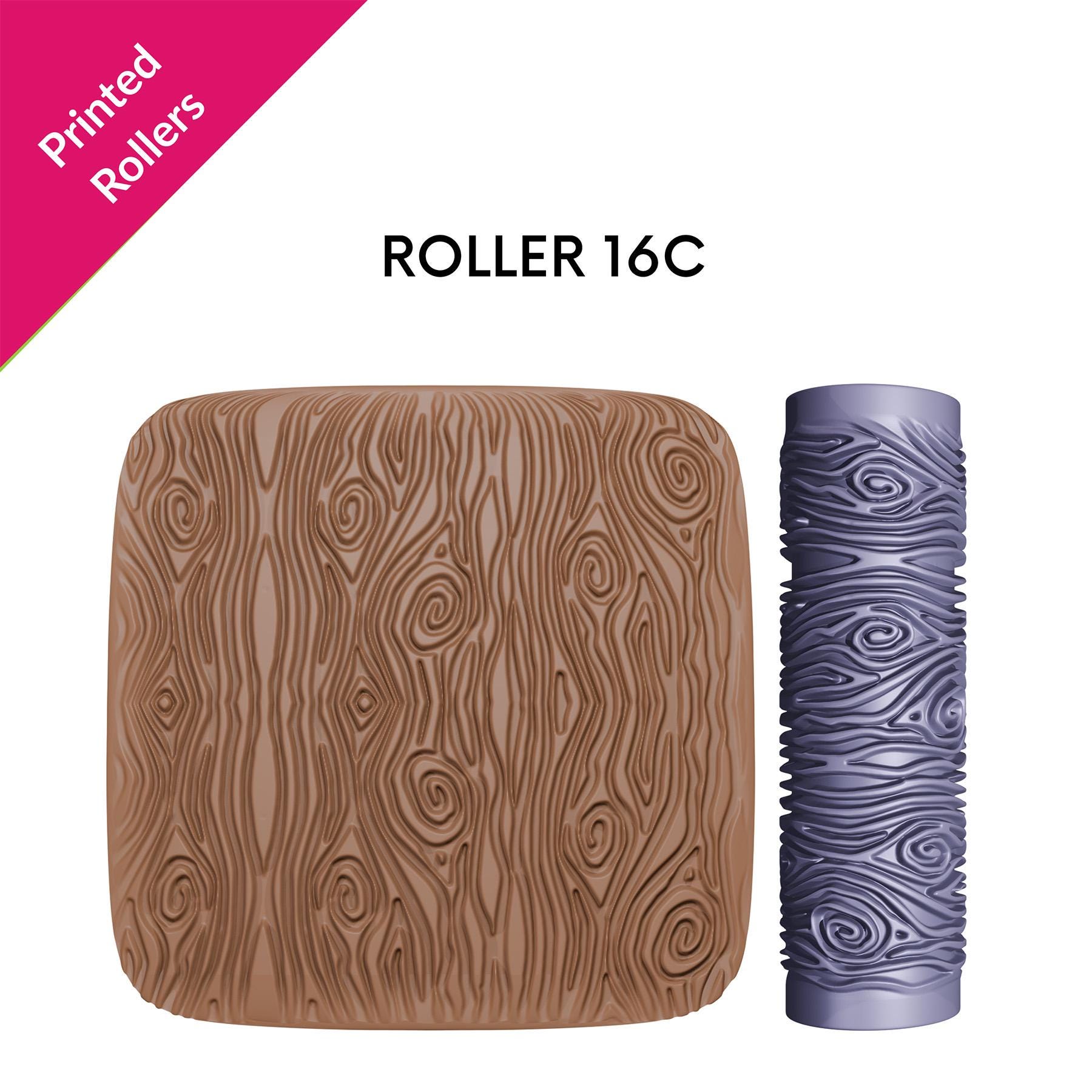 Timber Roller Wood and Bark Texture Rollers, Woodgrain, Gnarly Wood, Timber, Physical ...