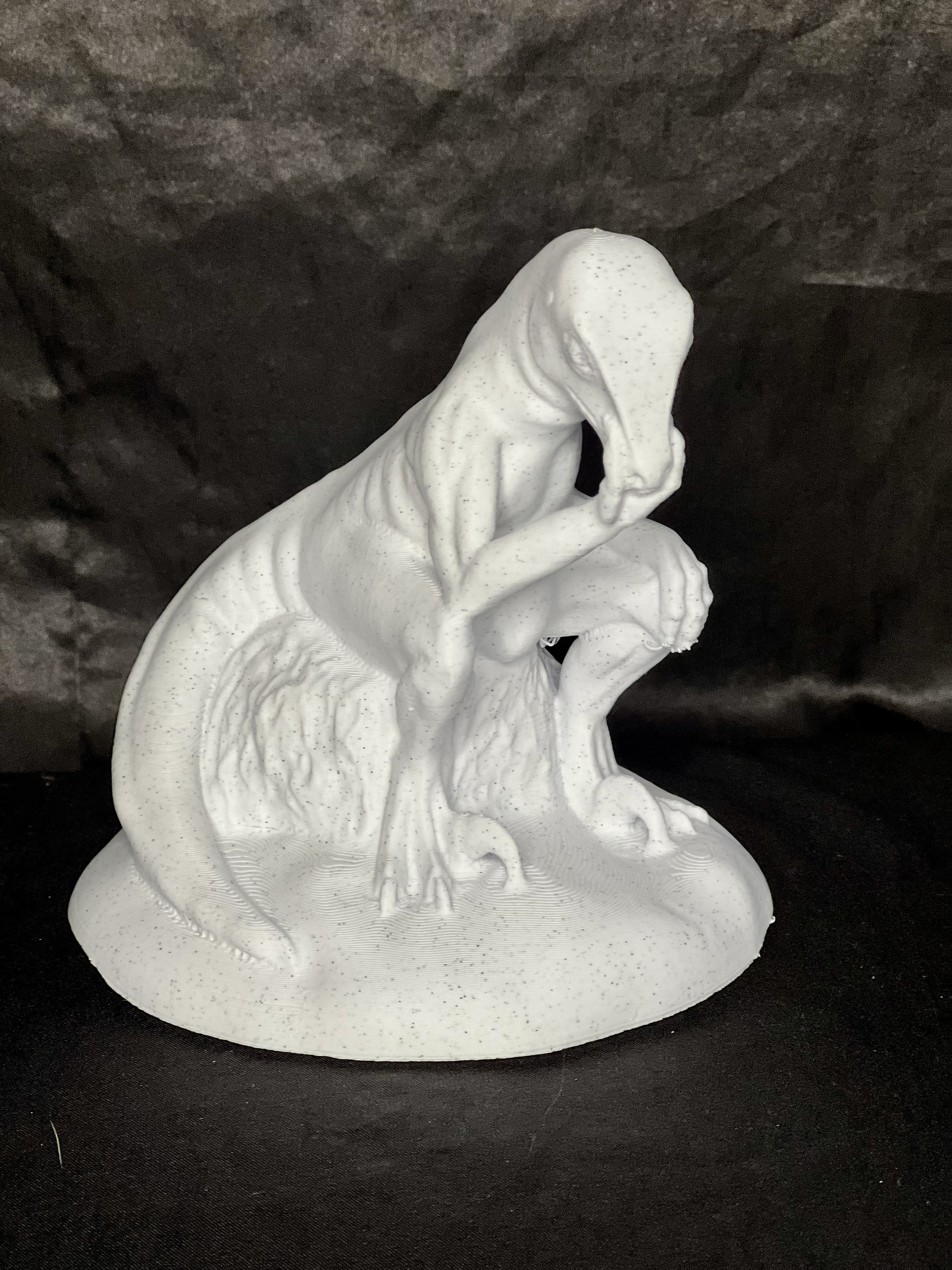 Philosoraptor - 3D Printed Statue Figure - Etsy India, image size:2250x3000