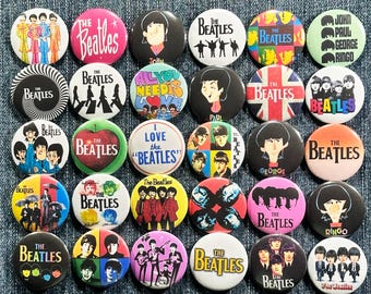 THE BEATLES - ▪️【JOHN LENNON&amp; the BEATLES】BADGE ジョンレノン Vintage B&W 8 x 10 Press Card Photo Ephemera John Lennon The