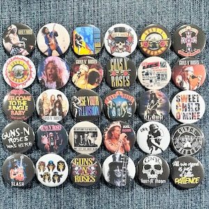 ミュージシャン 1992.BROCKUM/GUNS N' ROSES VINTAGE PINS Guns N Roses 1993 vintage Belt Buckle The Brockum Collection