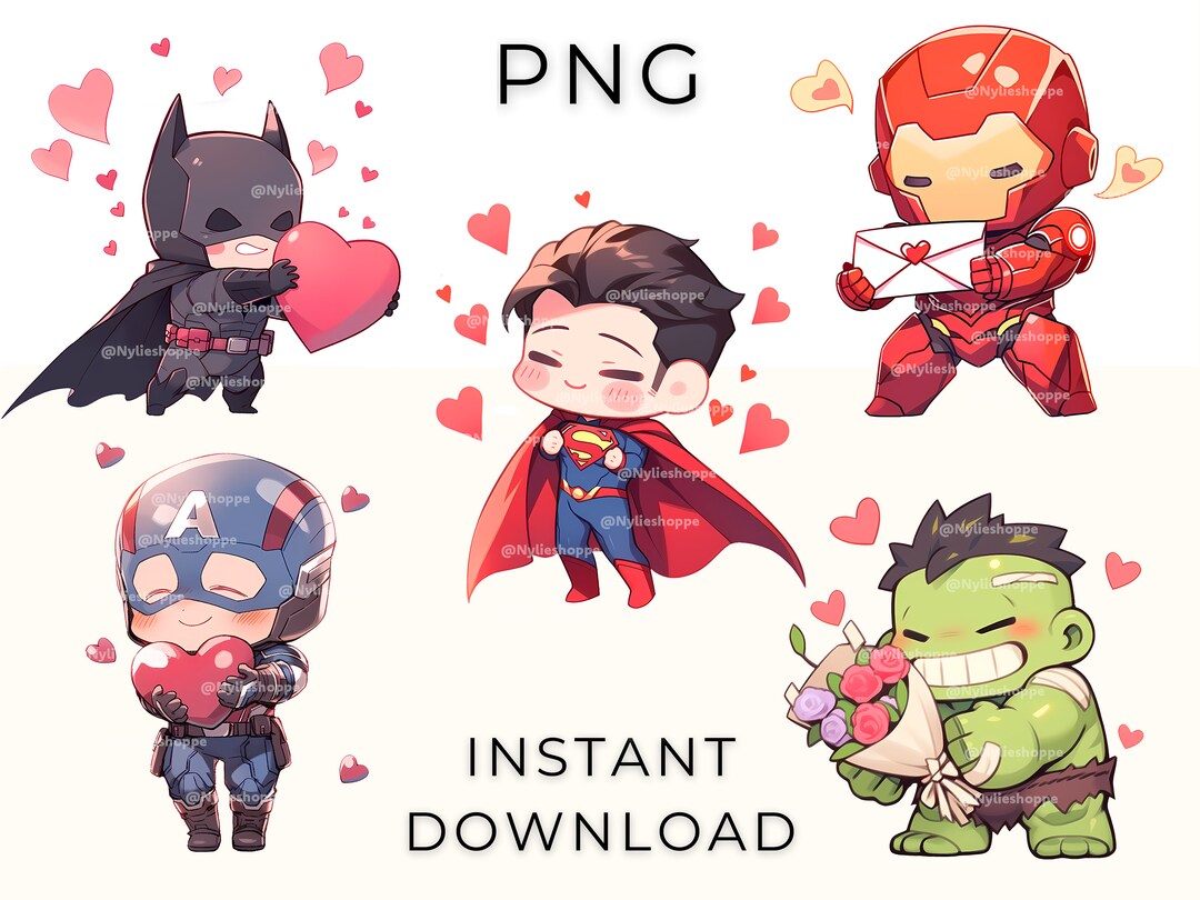 valentines-superheros-clipart-love-clipart-valentine-s-day-valentine-sublimation-ready-to