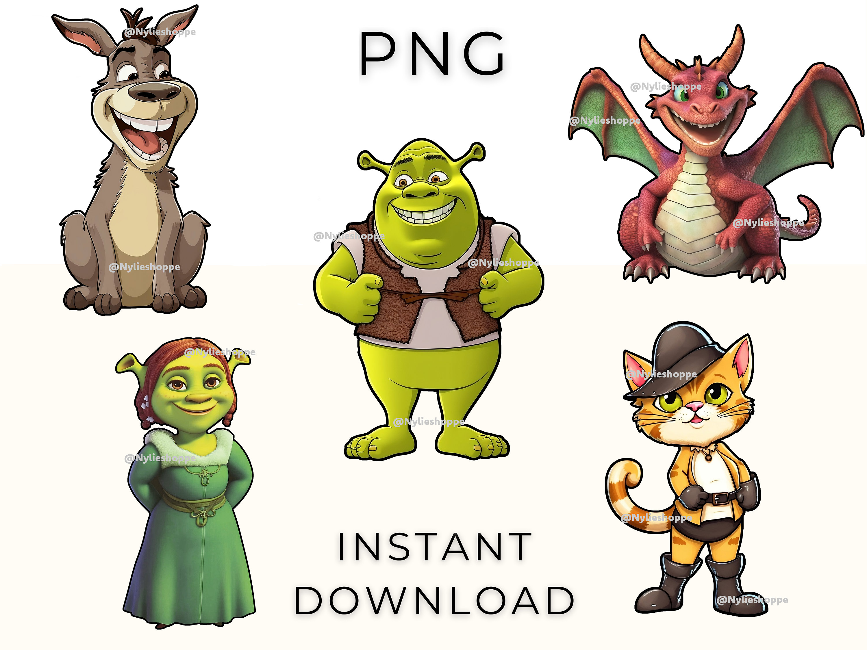 Shrek for St Patricks Day Svg Cartoon Characters Friends SVG 