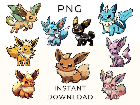 Eevee evolutions, Eevee, Pokemon