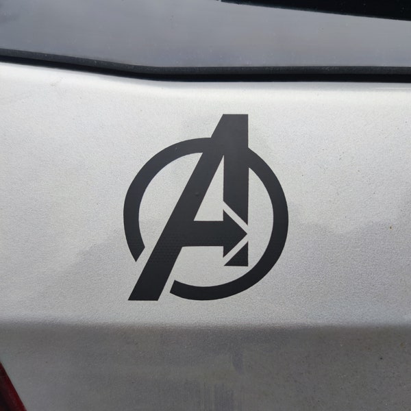 Avengers Car Sticker Personalizable