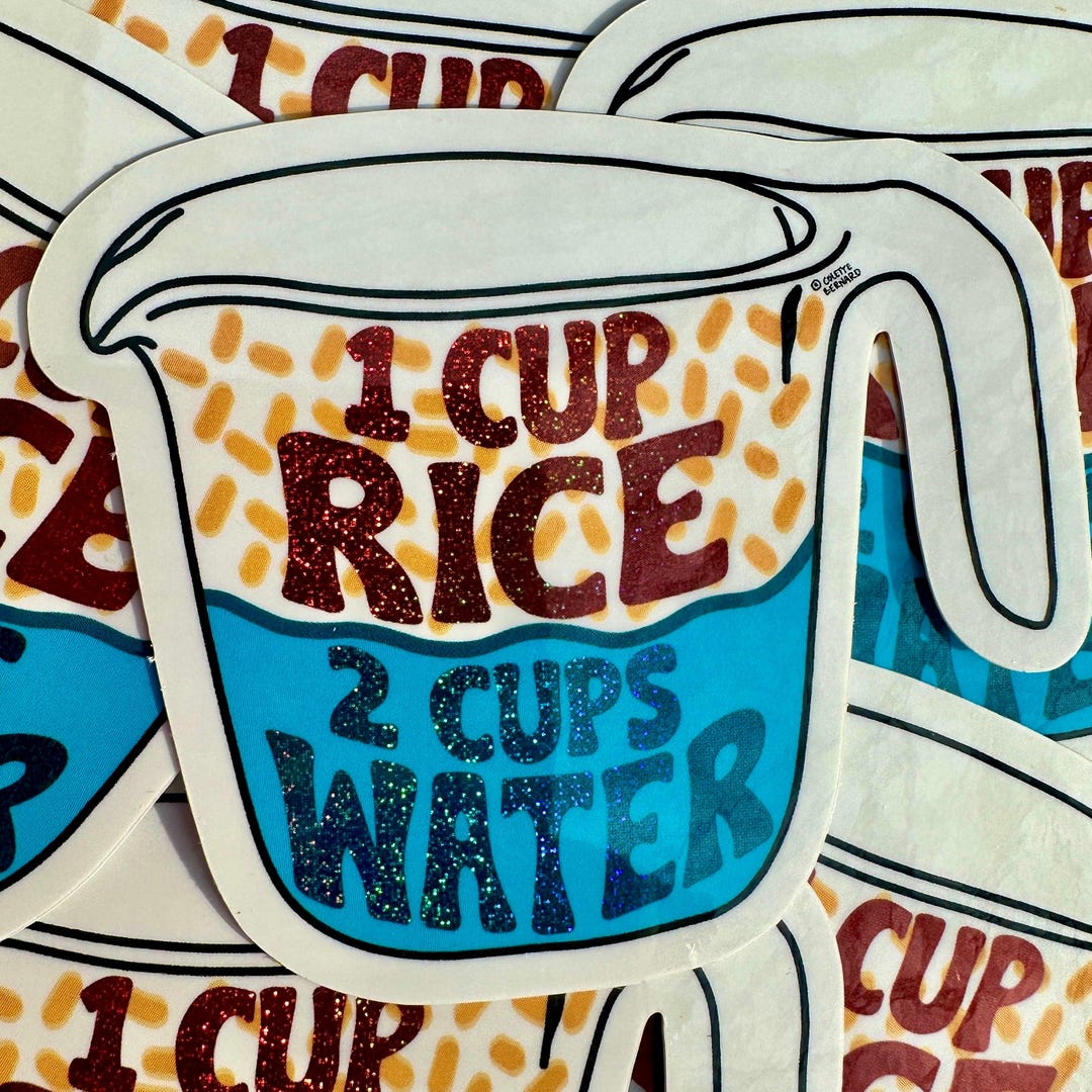 Ratio Sticker Rice Ratio Sticker - Etsy