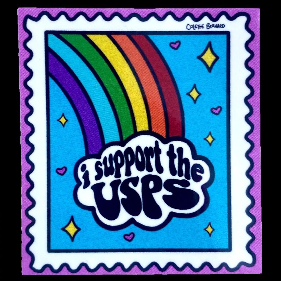 Usps Sticker Sheets USPS Stamp Sticker - Etsy