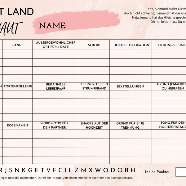 Stadt land braut download - Etsy.de