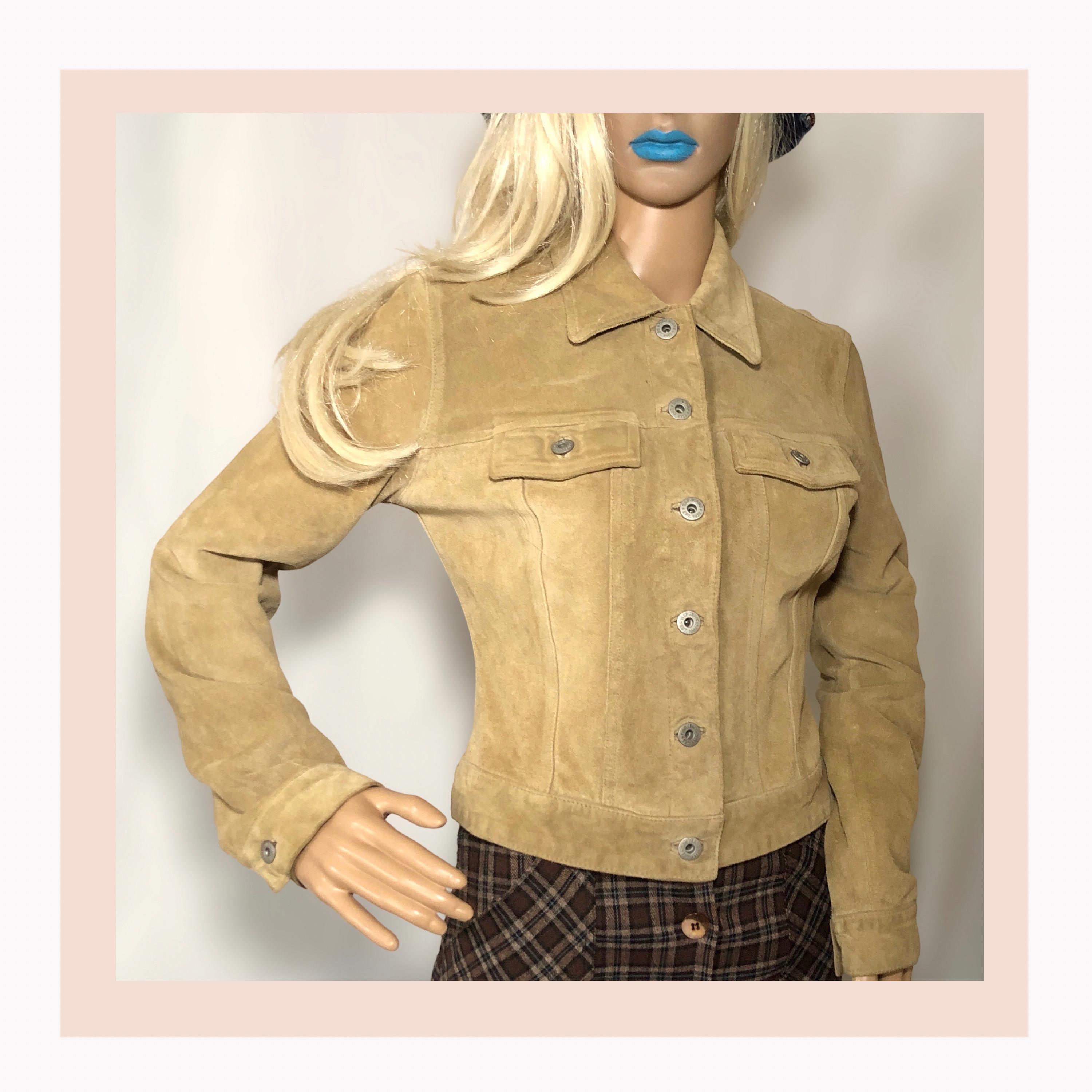 Vintage Leather Gap Jacket - Etsy