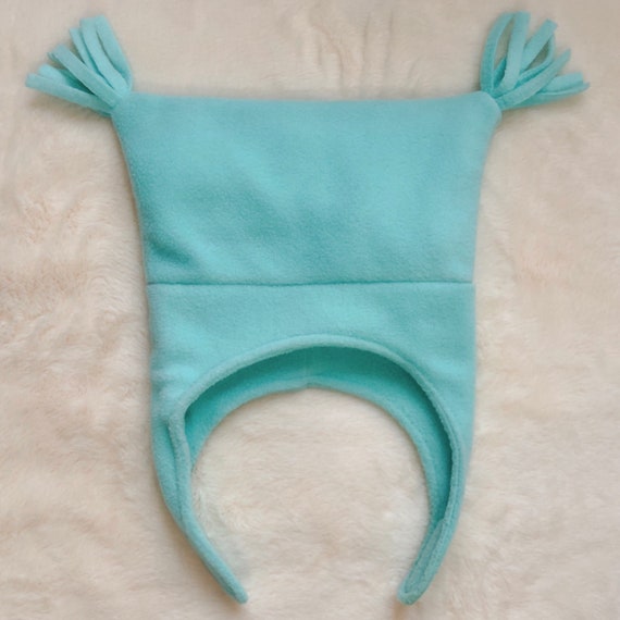 Vintage Baby Gap Fleece Tassel Winter Hat Toddler… - image 8