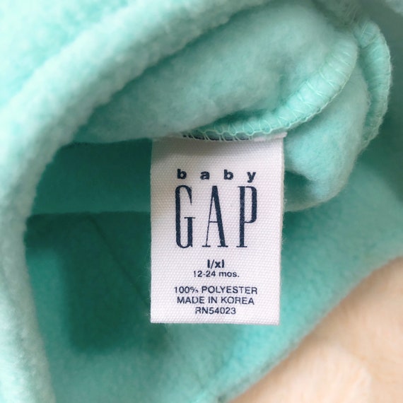 Vintage Baby Gap Fleece Tassel Winter Hat Toddler… - image 4