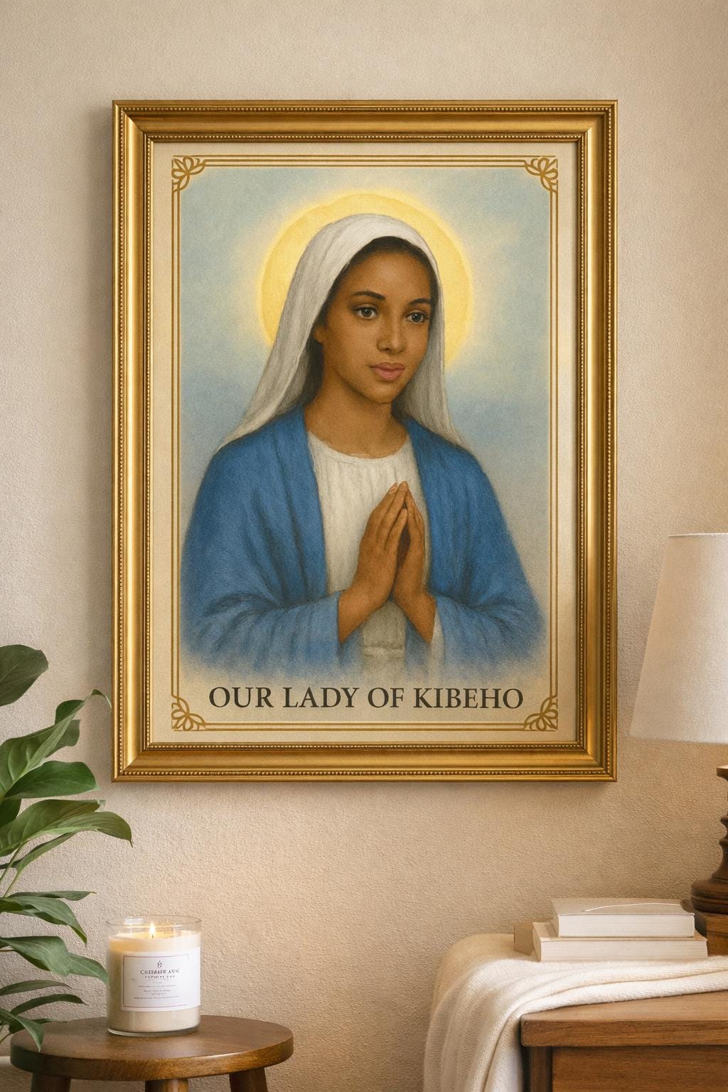 Our Lady of Kibeho Holy Card Printable | Catholic Image Digital ...