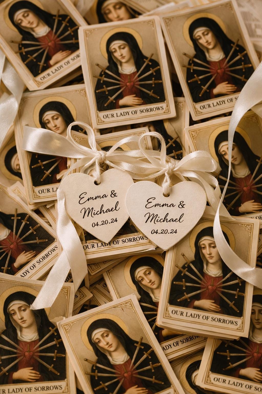 Our Lady of Sorrows Holy Card Printable | Catholic Image Digital ...