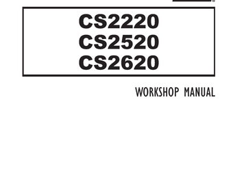 Manuel d'atelier des tracteurs CS2220 CS2520 CS2620 pour Kioti Daedong