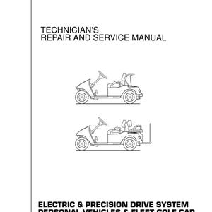 2001 - 2005 Instrukcja serwisowa wózka golfowego TXT Electric PDS Freedom