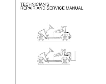 2001 - 2005 Service Repair Manual TXT Electric PDS Freedom Golf Cart