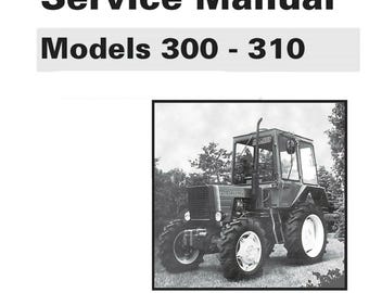 TRAKTOR Service, reservdelar och bruksanvisning 300 & 310 - TRAKTORSET