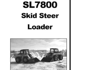 DOWNLOAD NOW - 7600 7800 Skid Loader Technical Service Manual  SL7600, SL7800
