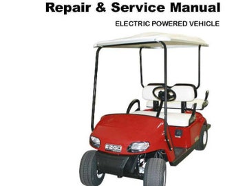 Service Repair Manual 2014 EZ-GO Electric Golf Cart EZ-go 634