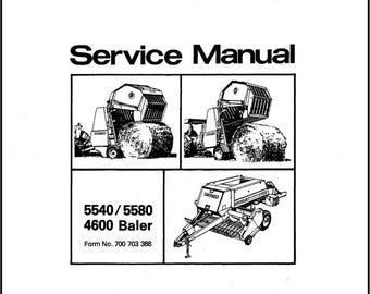 DESCARGAR AHORA - Manual de servicio y reparación de empacadoras 5540 5580 Compatible con empacadoras 4600 3388