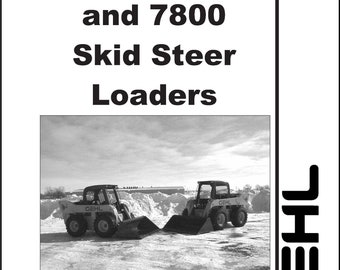 7600 7800 2003 Skid Steer Loaders Service Parts Manual Gehl 7600 7800