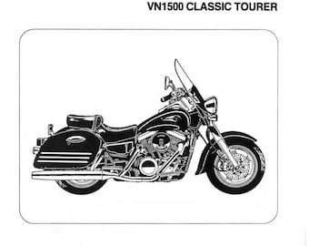 DOWNLOAD NOW - 1500 Service Maint Repair Manual 1998 - 2001  VN1500 Classic Tourer VN 1500