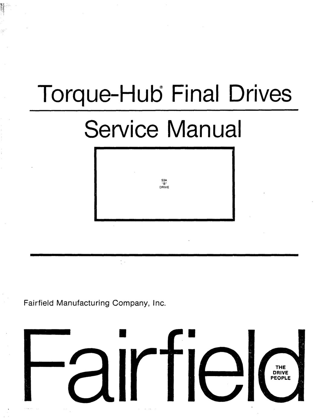 S3AB Torque Hub Final Drives Service Repair Manual Fits Etsy