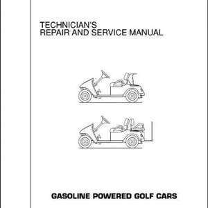 Service Repair Repair Manual 2002 2003 2004 Gas Golf Cart 731