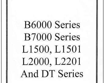 DOWNLOAD NOW - Tractor Owners Operators Manual B6000 B7000 L1500 L1501 L2000 L2201 & DT Models