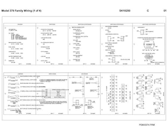DOWNLOAD NOW - 1985-2007 379 Truck Engine & Cab Wiring Diagram Schematics