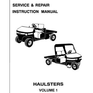 DOWNLOAD NOW - Service Repair Instruction Manual Golf Cart Haulster  Vol. 1 17G01