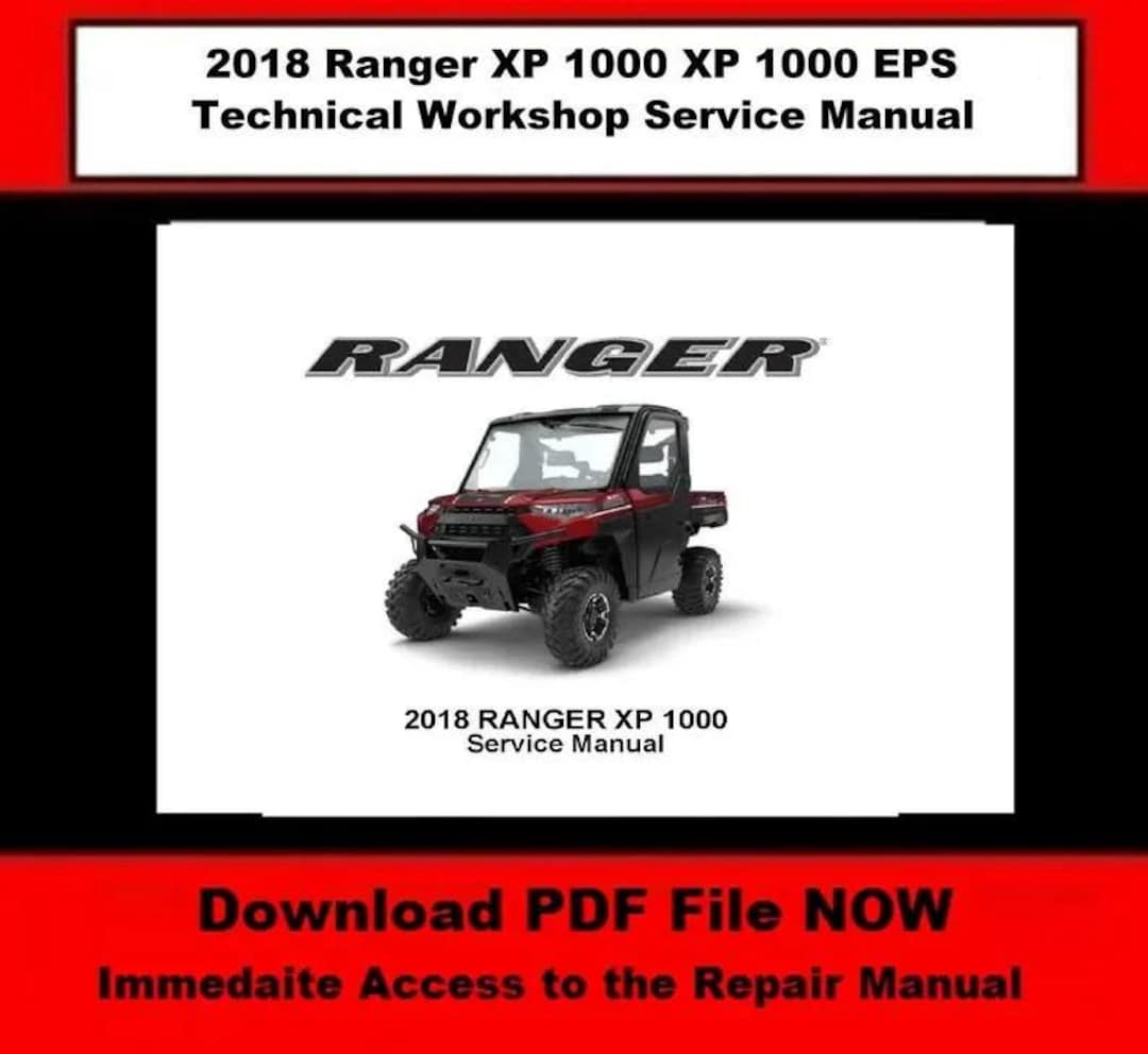 Toolcraft Pdf Ranger 2018 Technical Workshop Service Manual Ranger XP 1000 XP 1000 EPS - Etsy