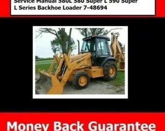 DOWNLOAD NOW - Service Manual  580L 580 Super L 590 Series Backhoe Loader 7-48694