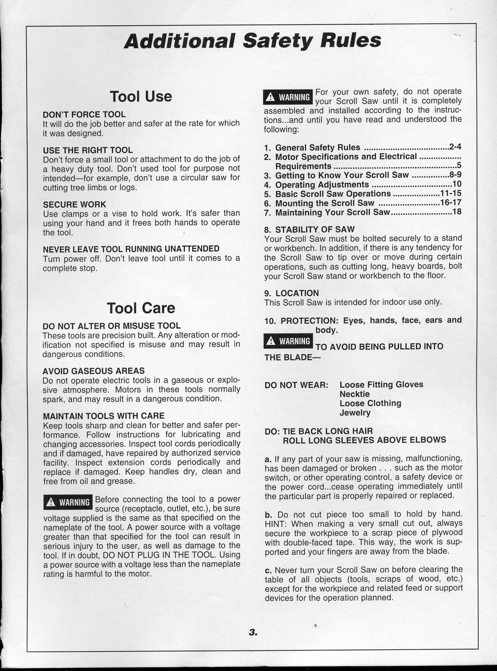 Instruction Manual 1672 2 Speed Dremel Scroll 16 Saw Etsy