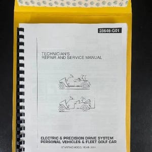 2001 - 2003 TXT Electric Shuttle 2+2 Golf Cart Service Manual