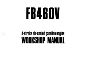 DOWNLOAD NOW - Engine Technical Workshop Repair Manual  FB460V