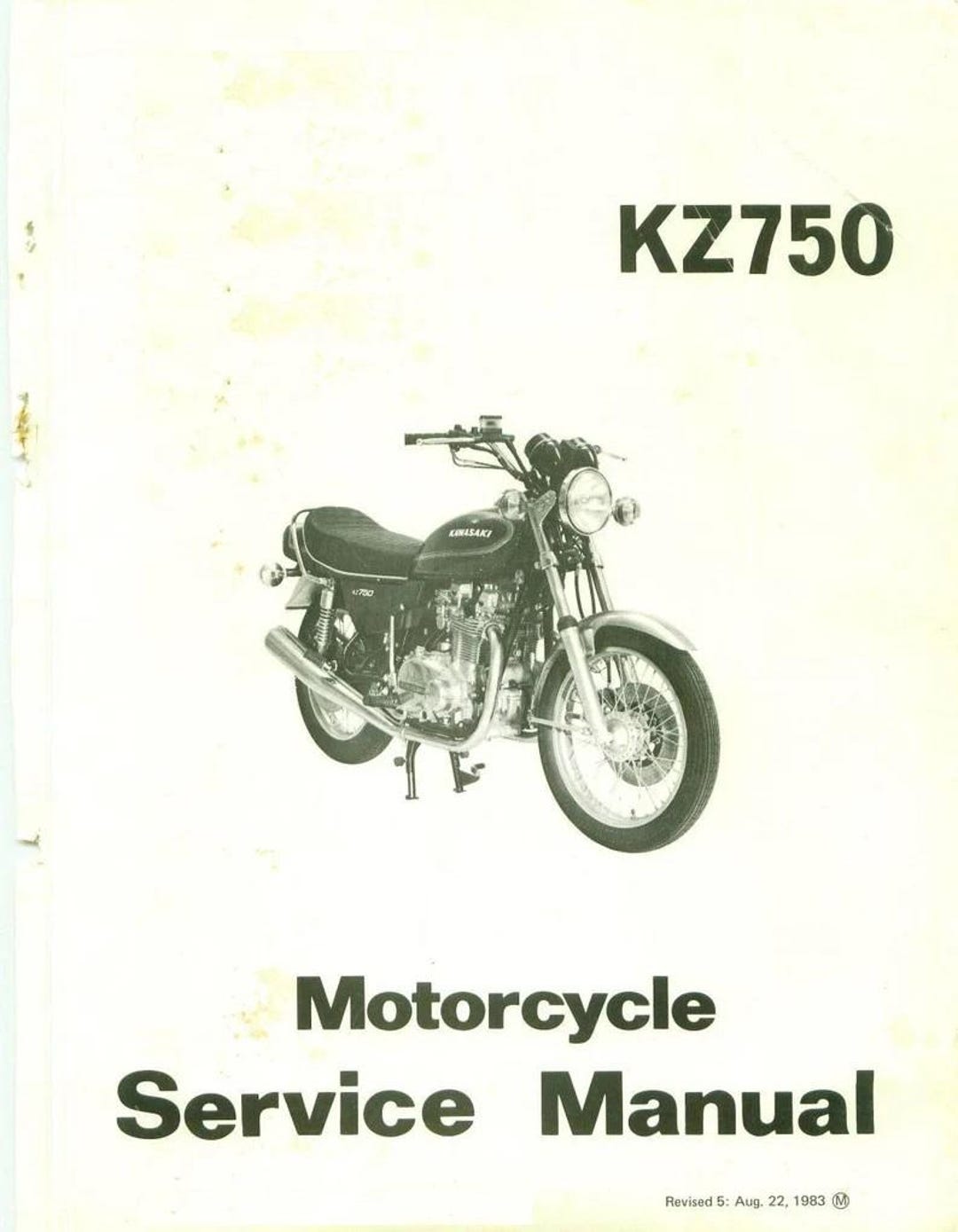 アクセサリー KZ750Four Service Manual アクセサリー KZ750Four Service Manual アクセサリー KZ750Four