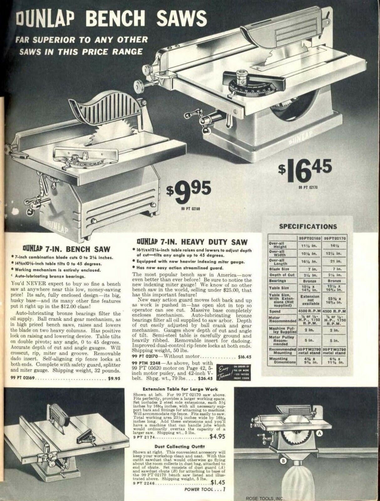 Catalog Fits 1941 Sears Craftsman Power Tools Catalog Etsy