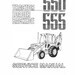 Ford Loader Backhoe Service Manual Set – 4 Repro Manuals For 550/555 Tractor