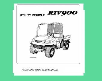 90 Workshop Service Repair Manual  RTV 900 RTV900 UTILITY VEHICLE