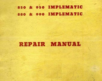 DOWNLOAD NOW - 850 950 Implematic WSM Tractor Service Workshop Manual  850 950