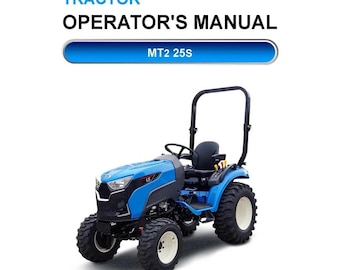 BAIXE AGORA - 25 Manual de Instruções de Manutenção do Operador de Trator MT2 25S Trator