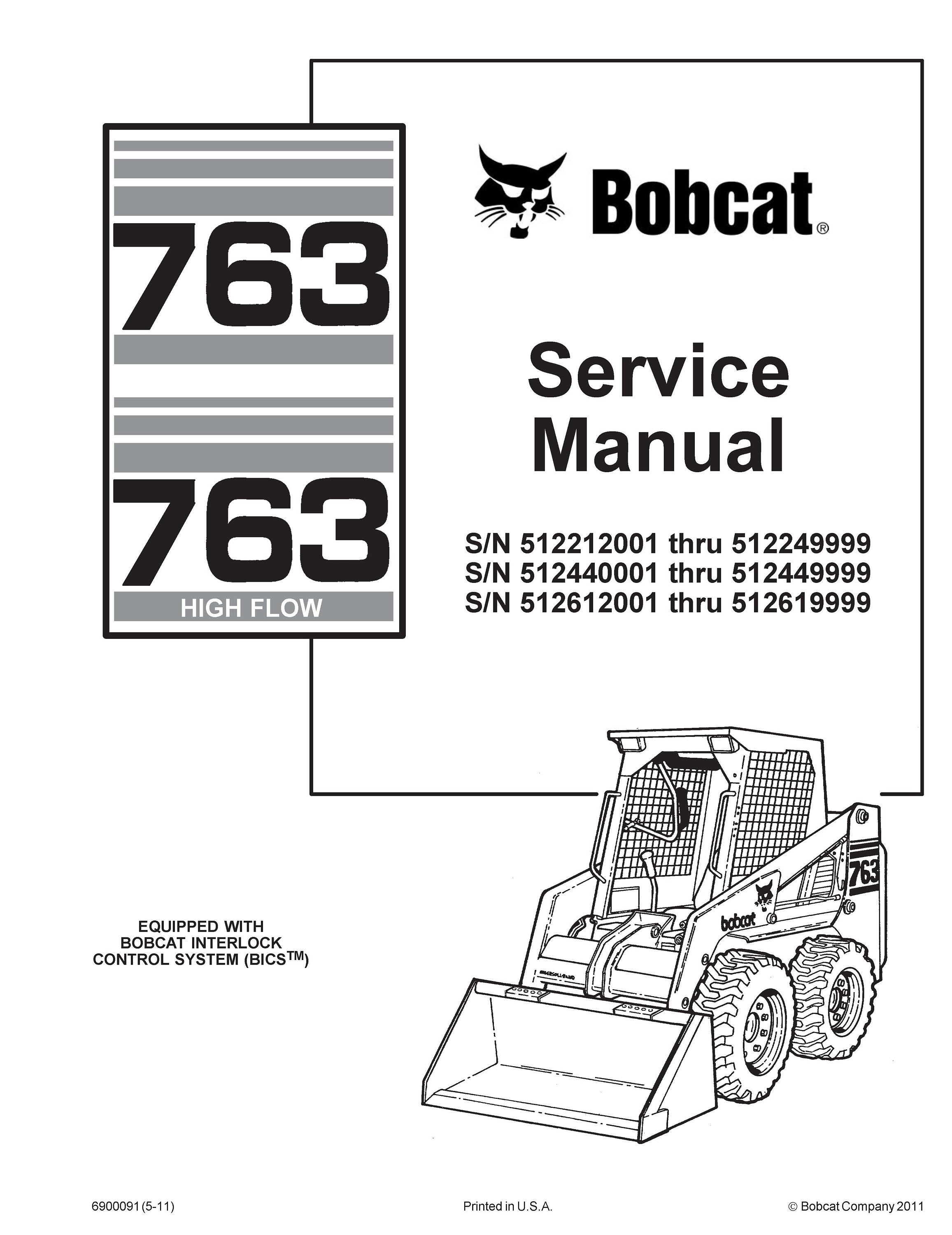763 Skid Loader Technical Repair Manual Bobcat 763 HIGHFLOW - Etsy