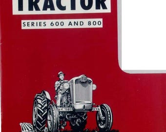 DOWNLOAD NOW - Owners Instructions Maintenance Manual  Tractor 600 & 800