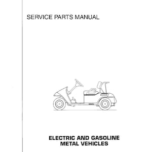 今すぐダウンロード - 1994 1995 サービス修理マニュアル Medalist Caddy Gas & Electric P218 EZG