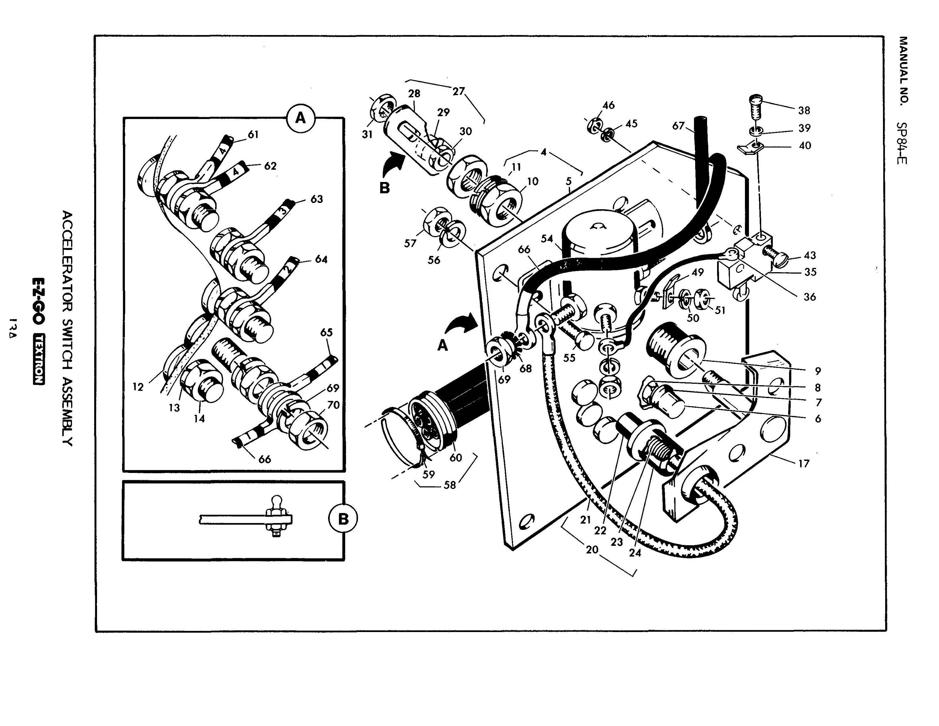1984 1985 1986 Golf Car Ezgo Service Parts Manual 9929 Etsy