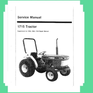 TÉLÉCHARGER MAINTENANT - Manuel d&#39;entretien du tracteur 1715 pour atelier de réparation technique + manuel de l&#39;opérateur