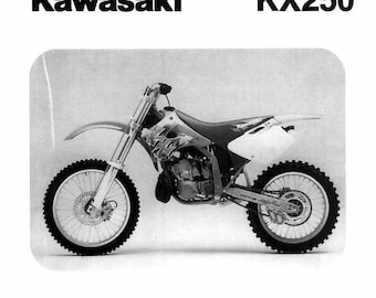 125 250 Service Repair Manual Kawasaki KX125 & KX250 1994, 1995, 1996, 1997, 1998