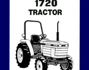 DOWNLOAD NOW - Tractor Complete Manual Set - Technical Shop, Parts & Operator Manual  1720